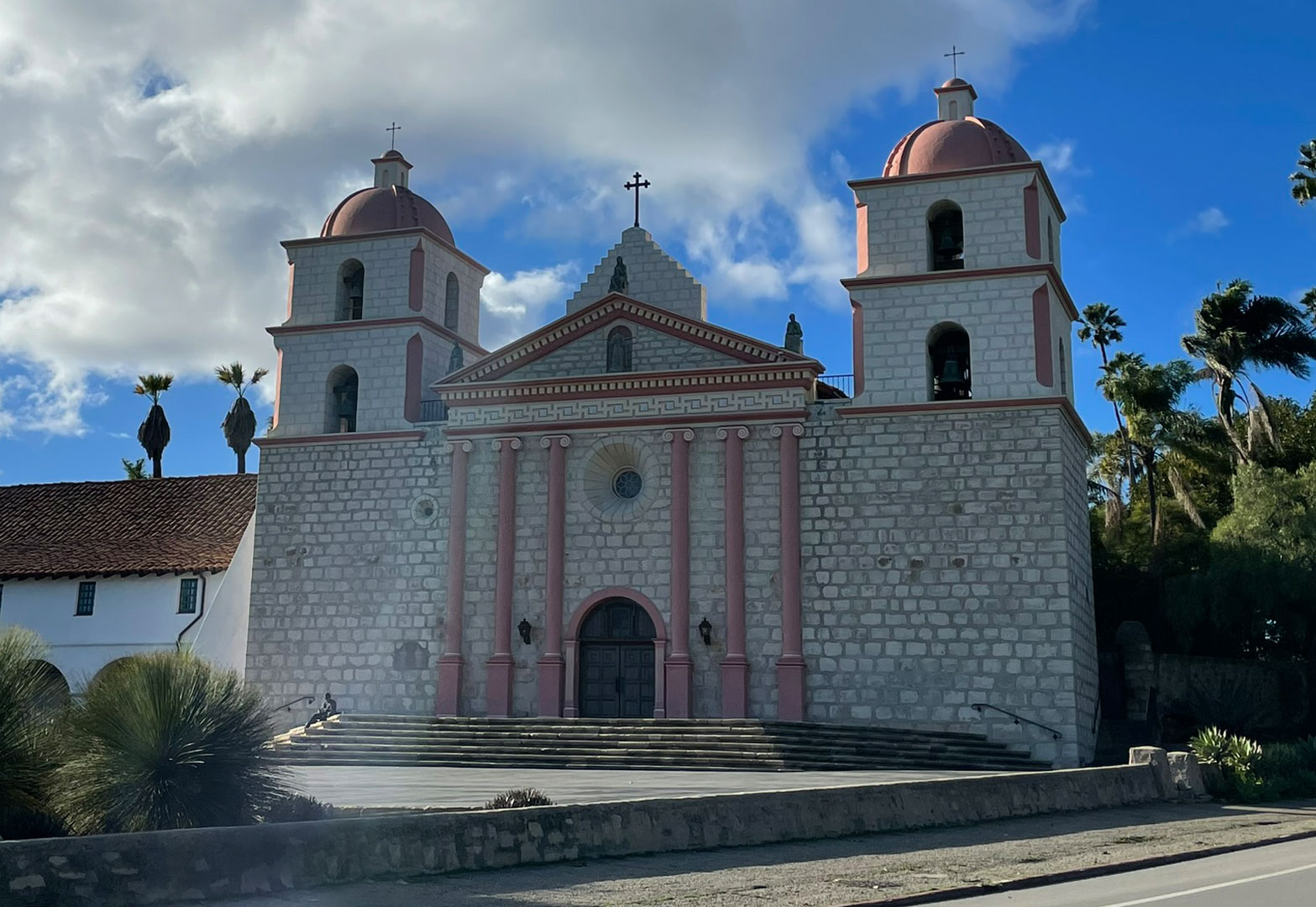Santa Barbara Mission after 1925 Earthquake